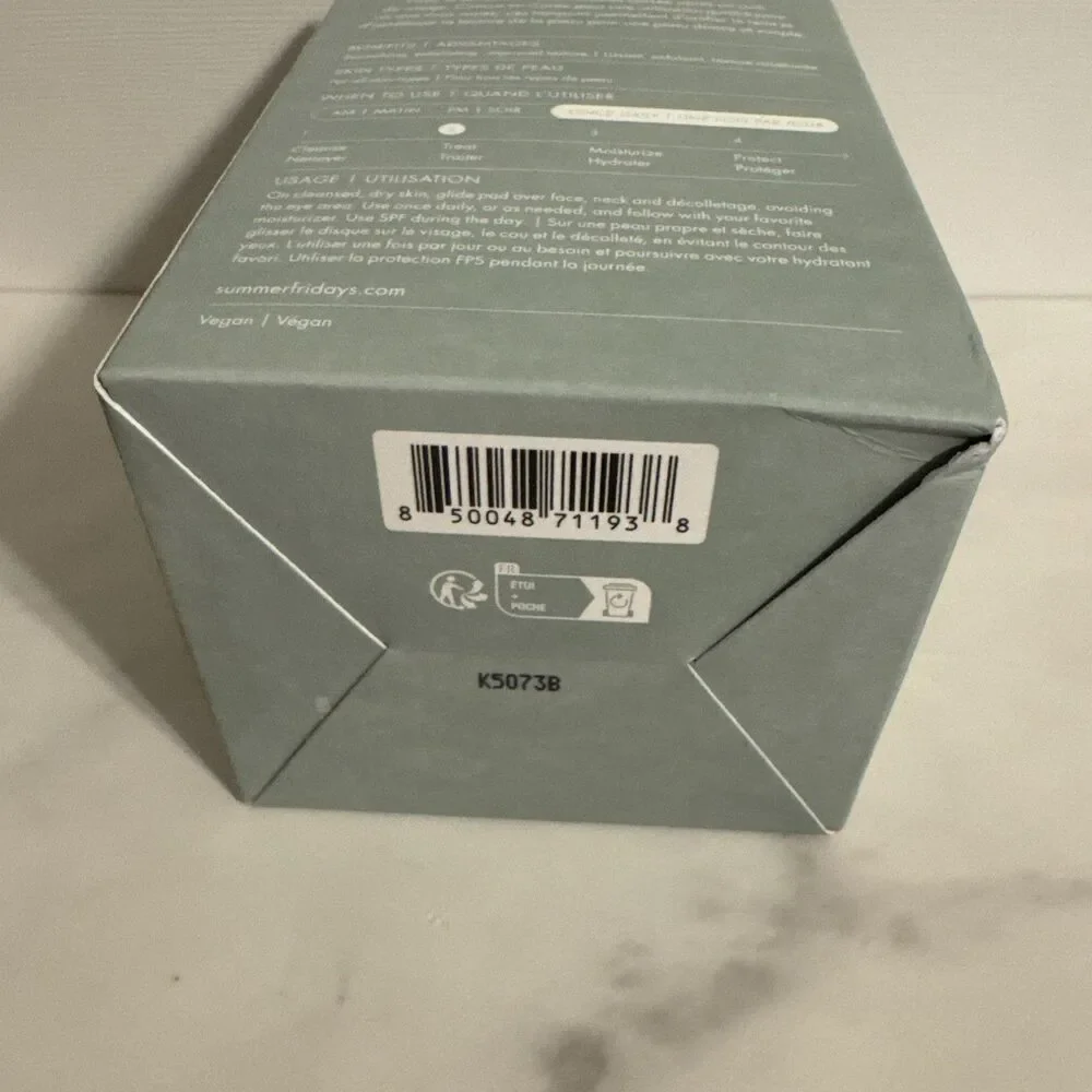 SUMMER FRIDAYS Gentle Reset Daily Exfoliating Pads - 30 PADS - NEW & SEALED!